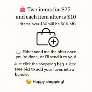 Shopping Bag Icon Offer